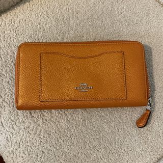Coach orange wallet