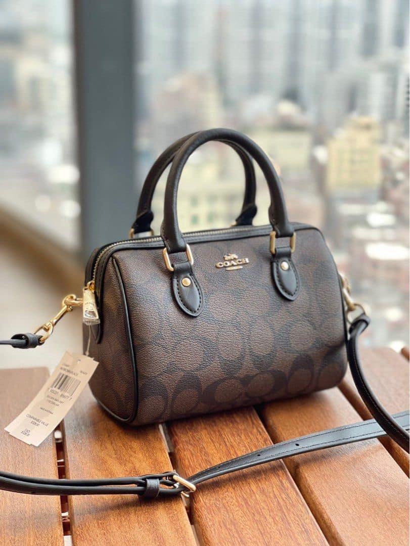 Coach mini on sale boston bag