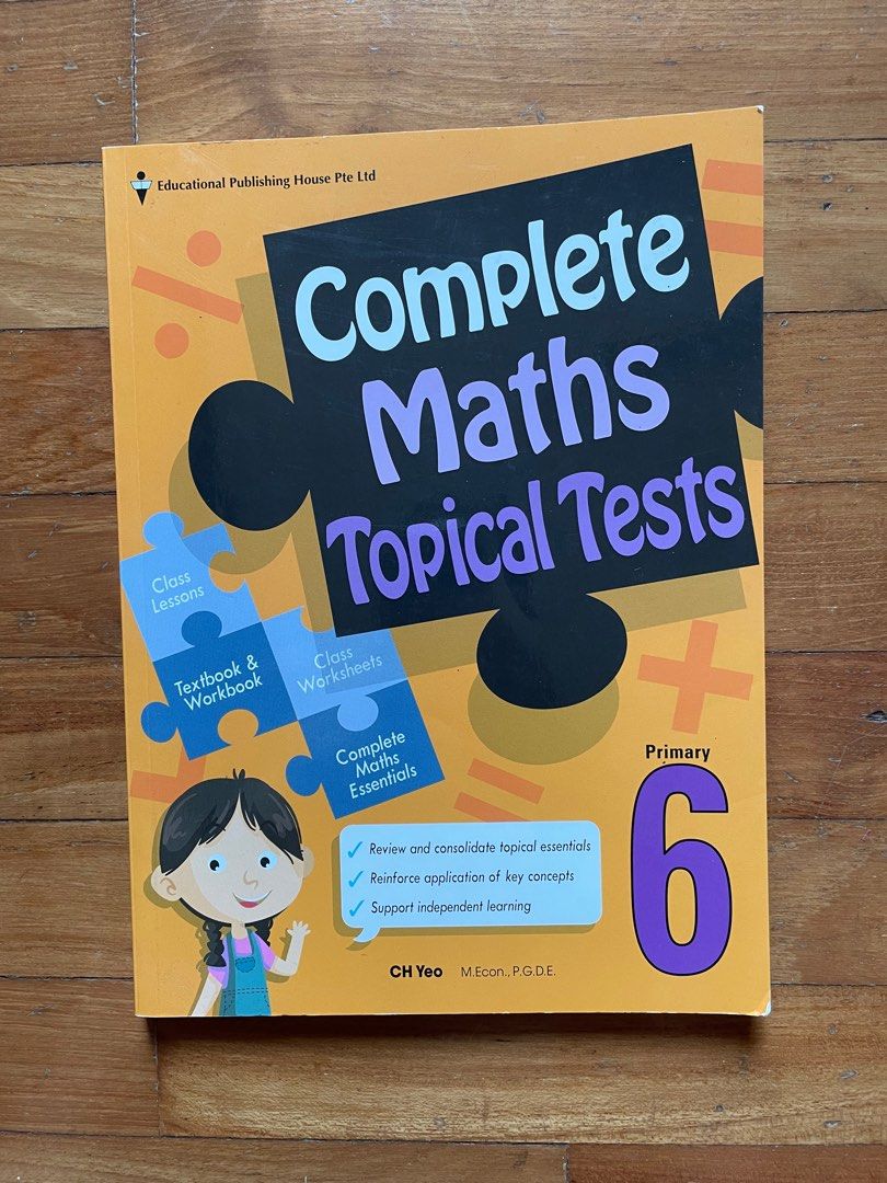 Complete maths topical test p6 hobbies toys books magazines