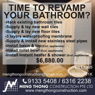 Complete toilet makeover renovation hacking tiling