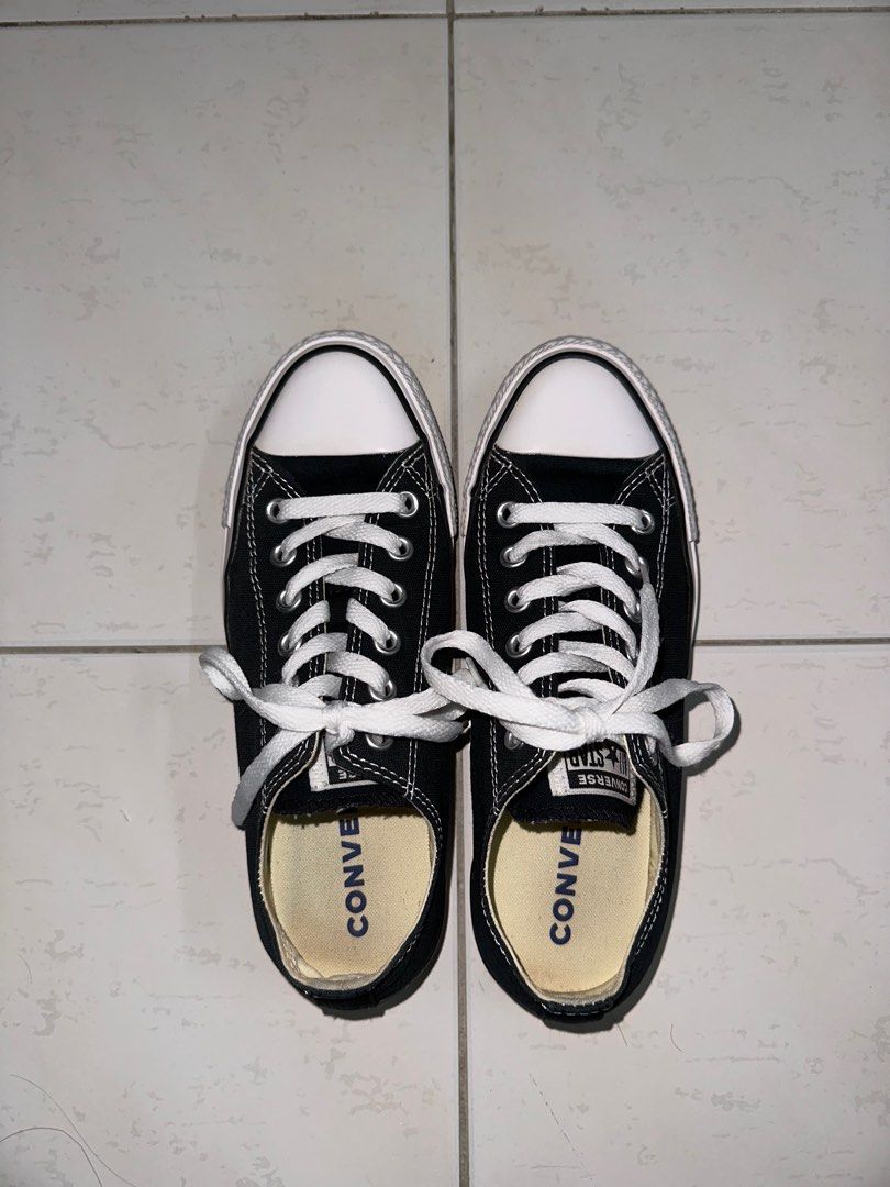 Converse Chuck Taylor Low Cut Black White Women s Fashion