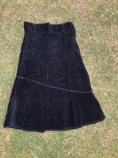 Corduroy high waist skirt