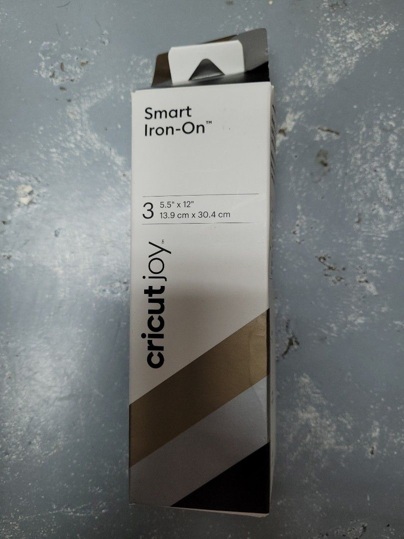 Cricut Joy Smart StrongBond Iron-On HTV Bundle - Black, White, Silver