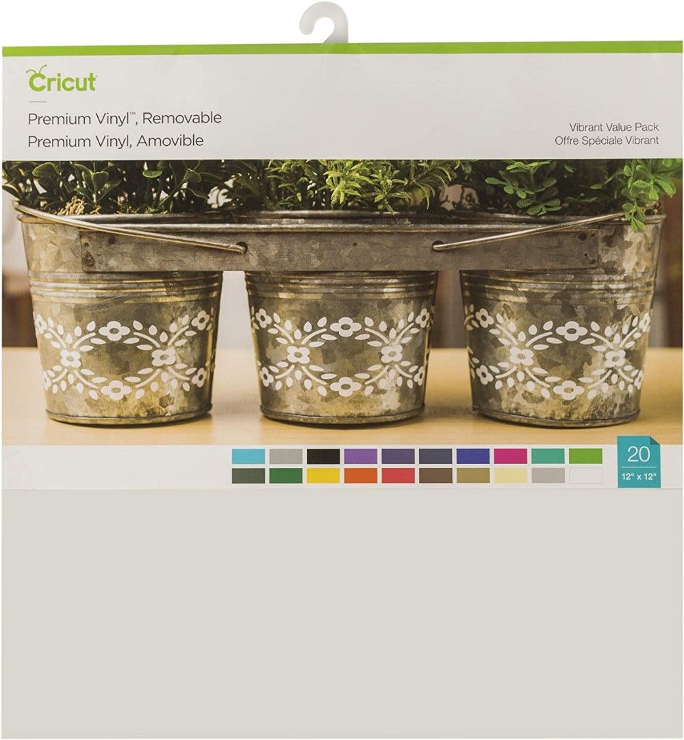 Cricut Removable Vinyl Variety 30.5cm x 30.5cm (12" x 12") 20 x