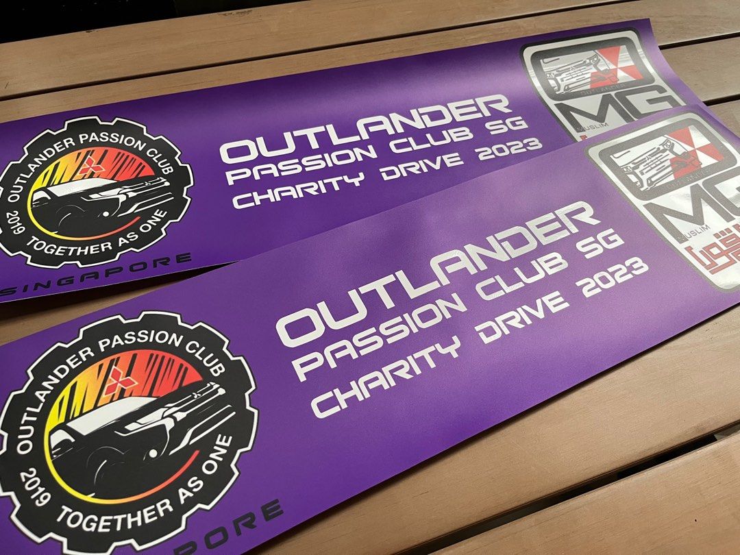 Custom Club Team Event Drive Convoy Poster Stickers Decal High Quality