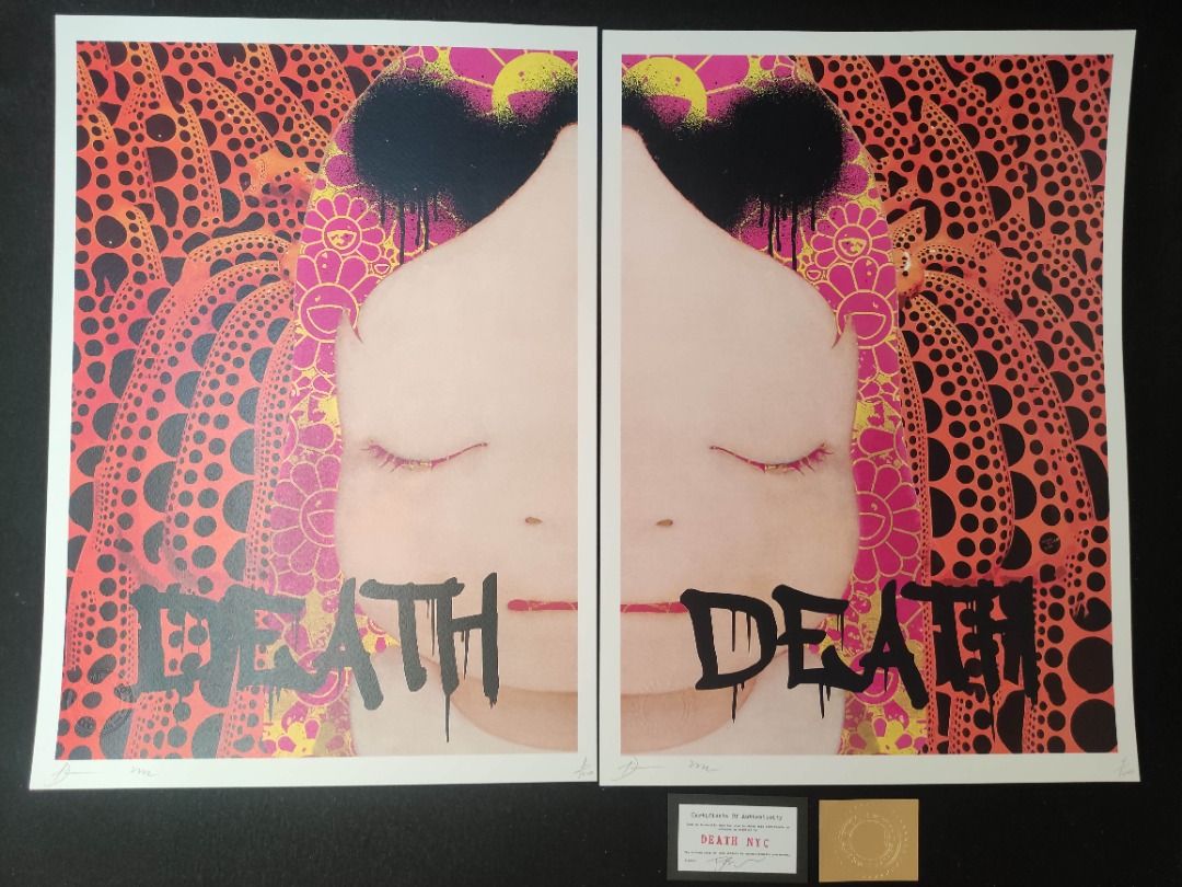 DEATH NYC 世界限定100枚草間彌生かぼちゃ奈良美智村上隆罕有藝術作品
