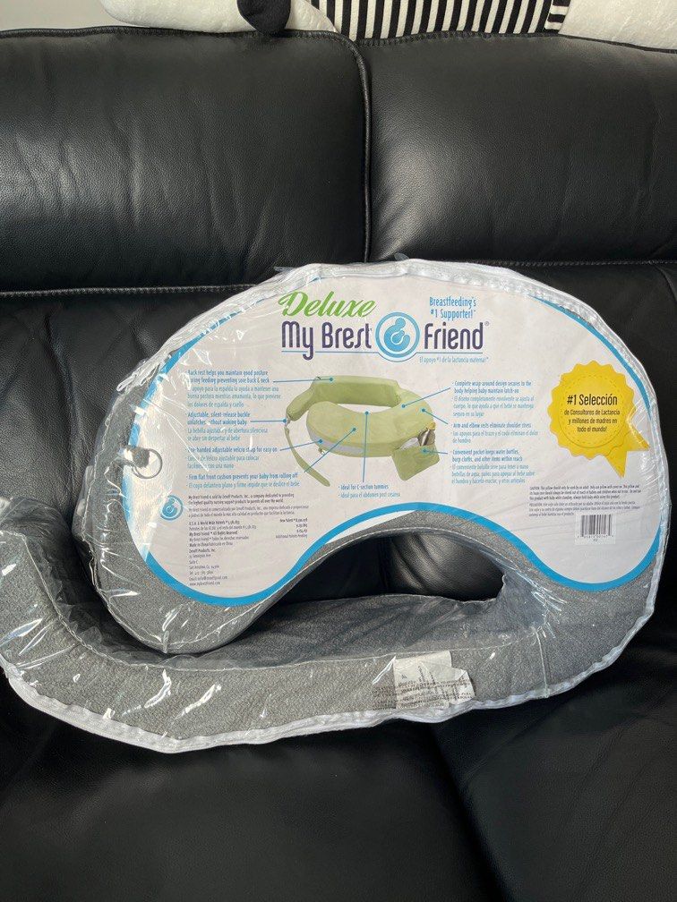 Deluxe My Brest Friend (Grey) Breastfeeding Pillow, Babies & Kids