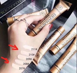 Dermacol 黛瑪蔻高效遮瑕粉底30g-人氣遮瑕膏 低敏 SPF30 防曬 防水(新包裝)64231204895874110