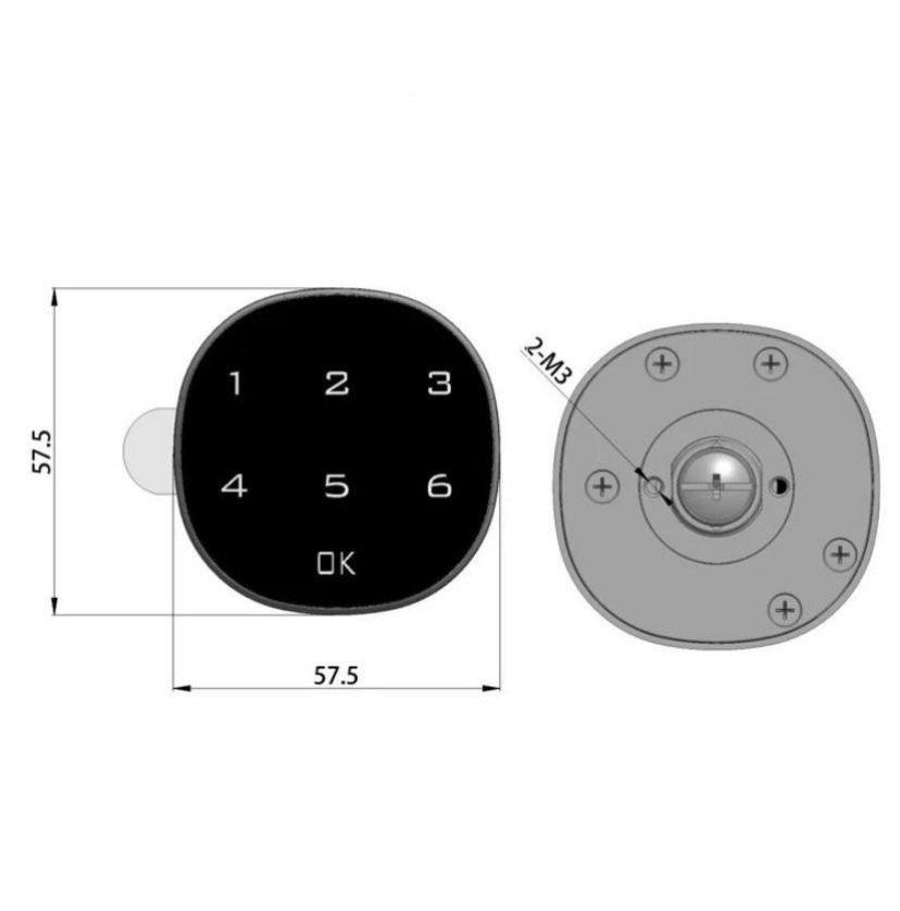 Digital letterbox lock, Furniture & Home Living, Security & Locks