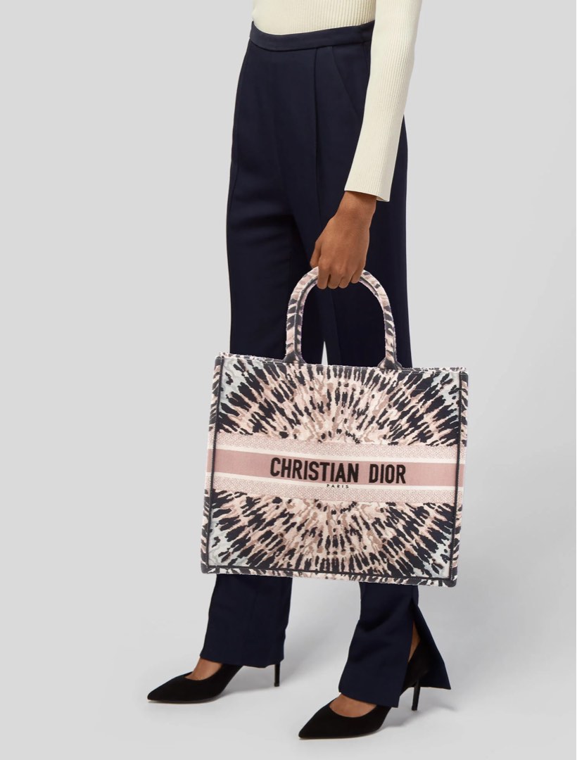 Sell Christian Dior Tie Dye Book Tote  PinkMulticolor  HuntStreetcom