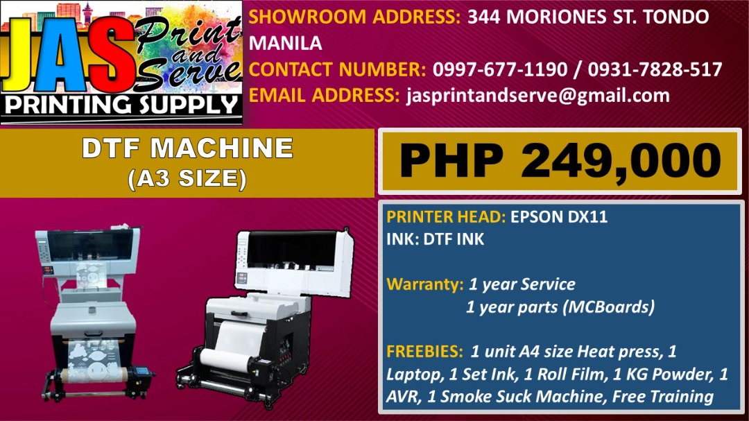 DTF PRINTING MACHINE, Computers & Tech, Printers, Scanners & Copiers on ...