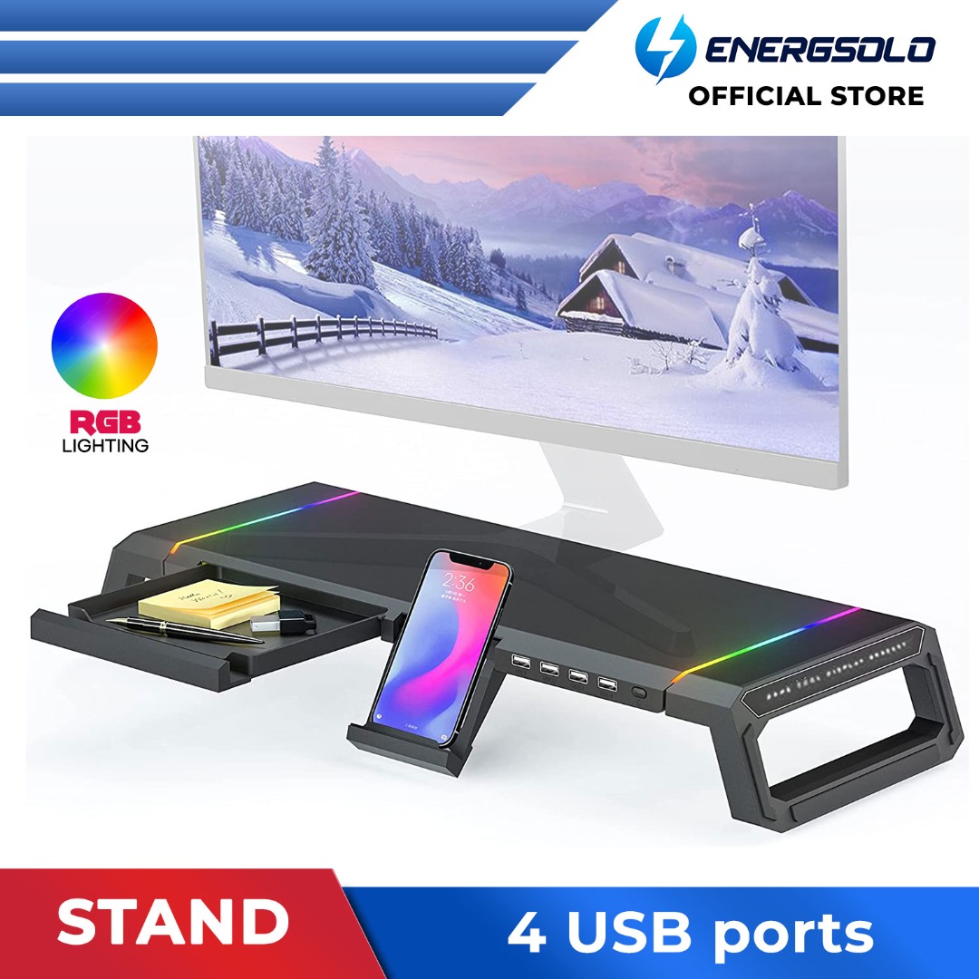 Rgb monitor stand deals