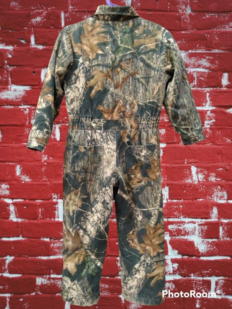 Fieldstaff camo hunting realtree coveralls kids, Men's Fashion, Coats