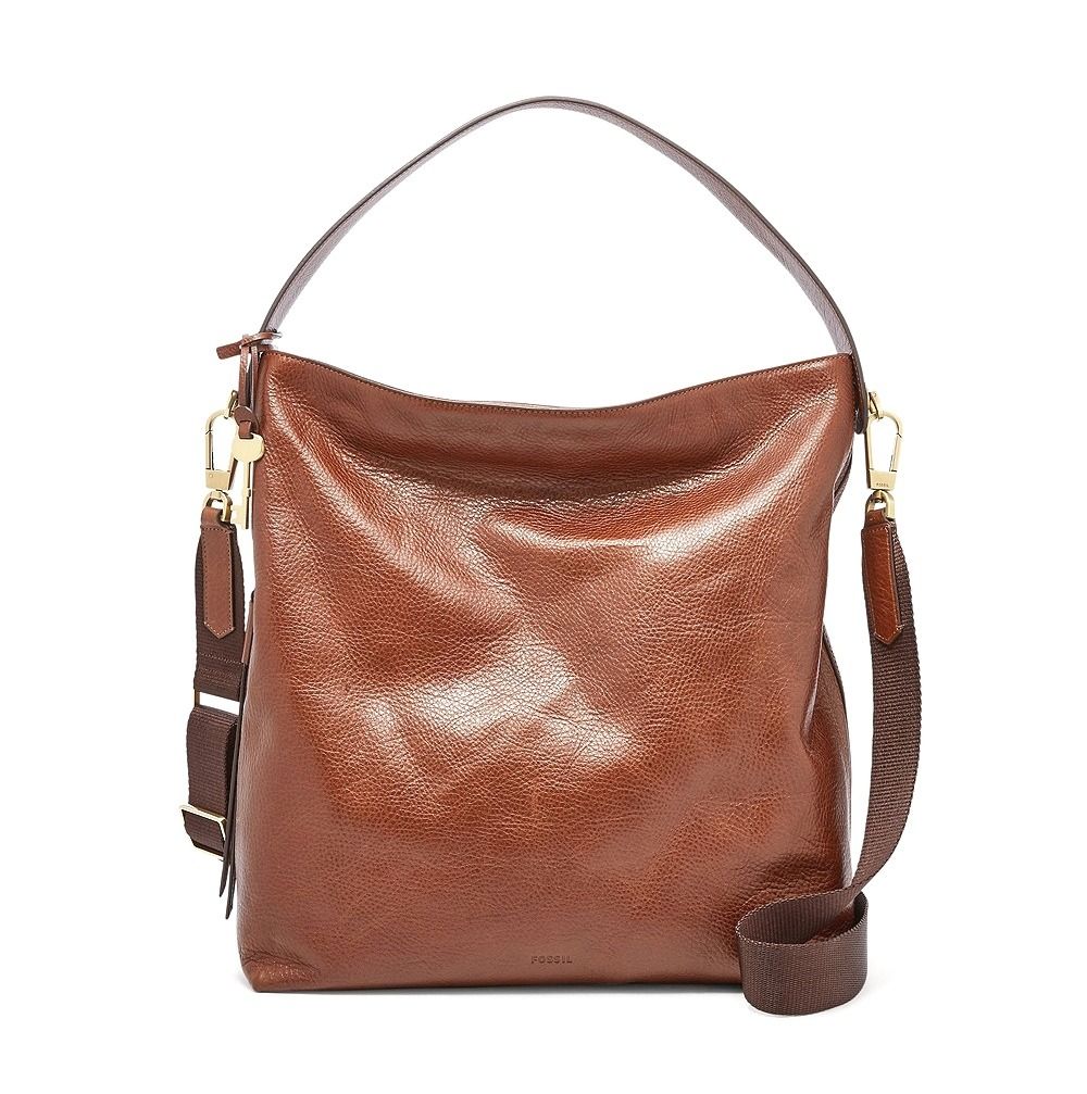 FOSSIL Maya Large Hobo Big Leather Bag with Shoulder Strap