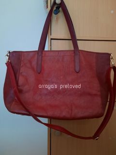 Fossil Two Tones Shopper Original Preloved