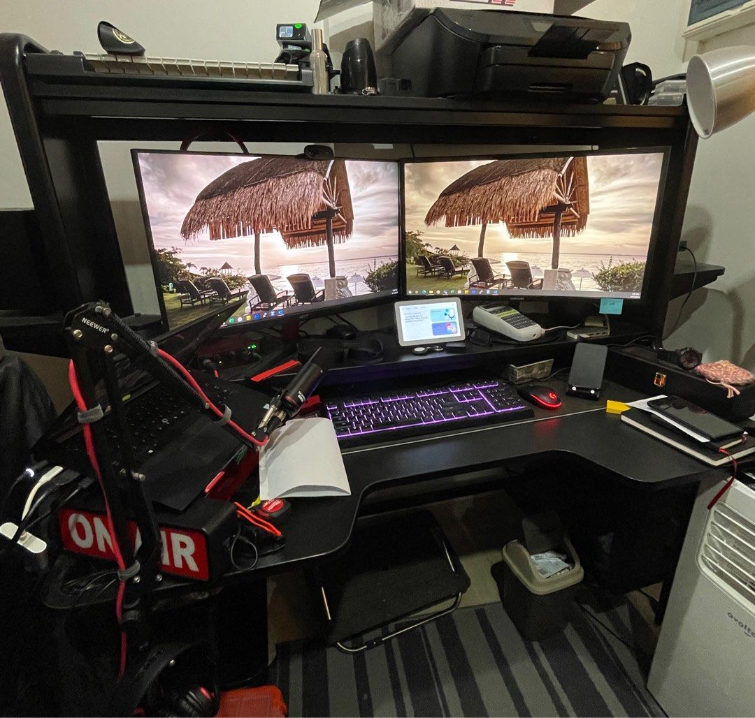 Fredde Ikea Gaming Desk, Furniture & Home Living, Furniture, Tables