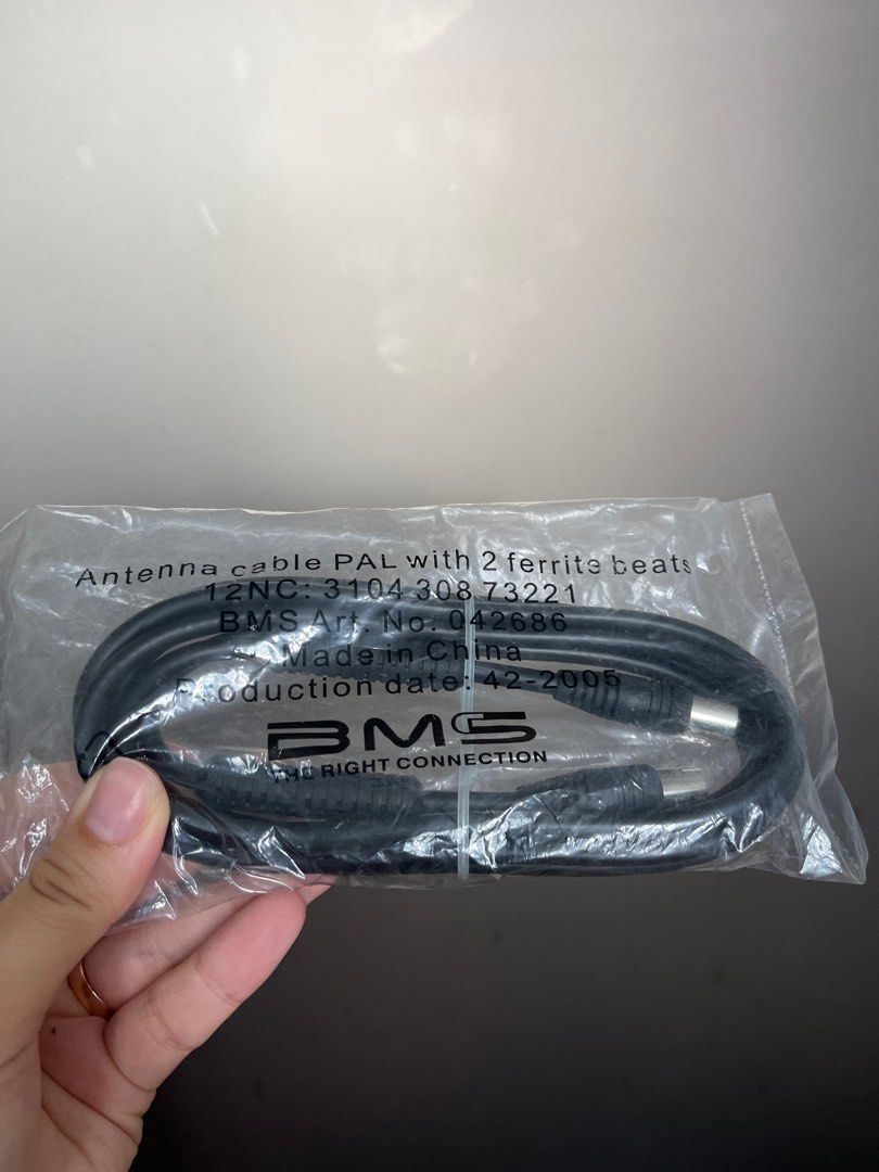 FREE MAILING original BMs audio speaker karaoke antenna cable with 2