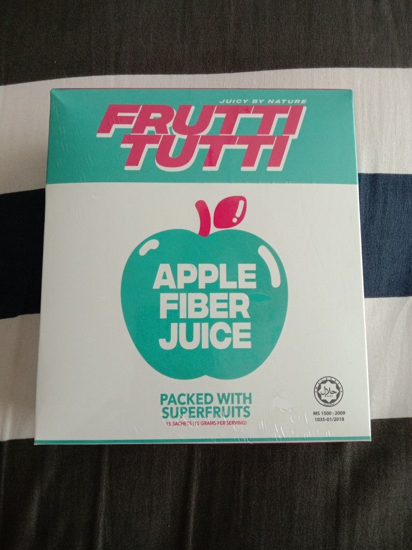 Fruitti Tutti Apple Fiber Juice, Food & Drinks, Fresh Produce on Carousell