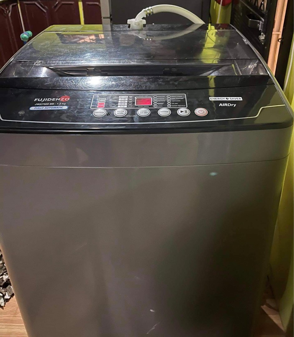 Fujidenzo fully automatic washing machine 7.5kg capacity on Carousell