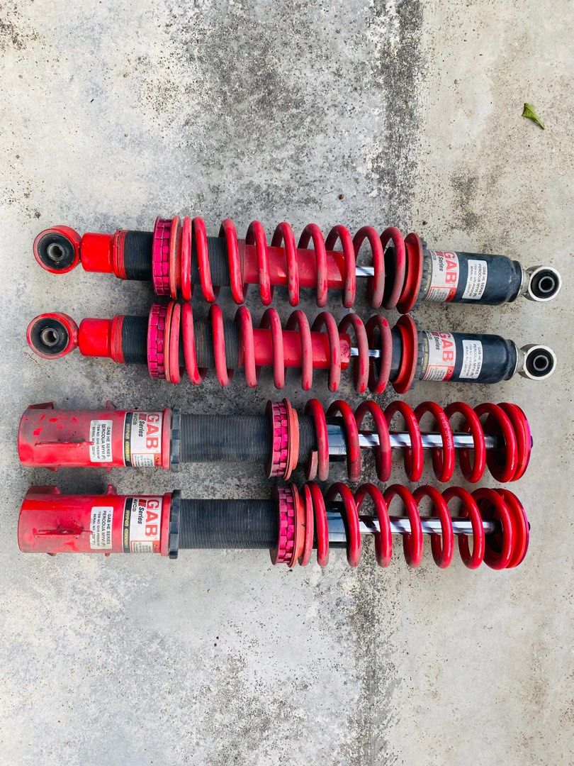 GAB HE Series Myvi Adjustable Absorber, Auto Accessories on Carousell
