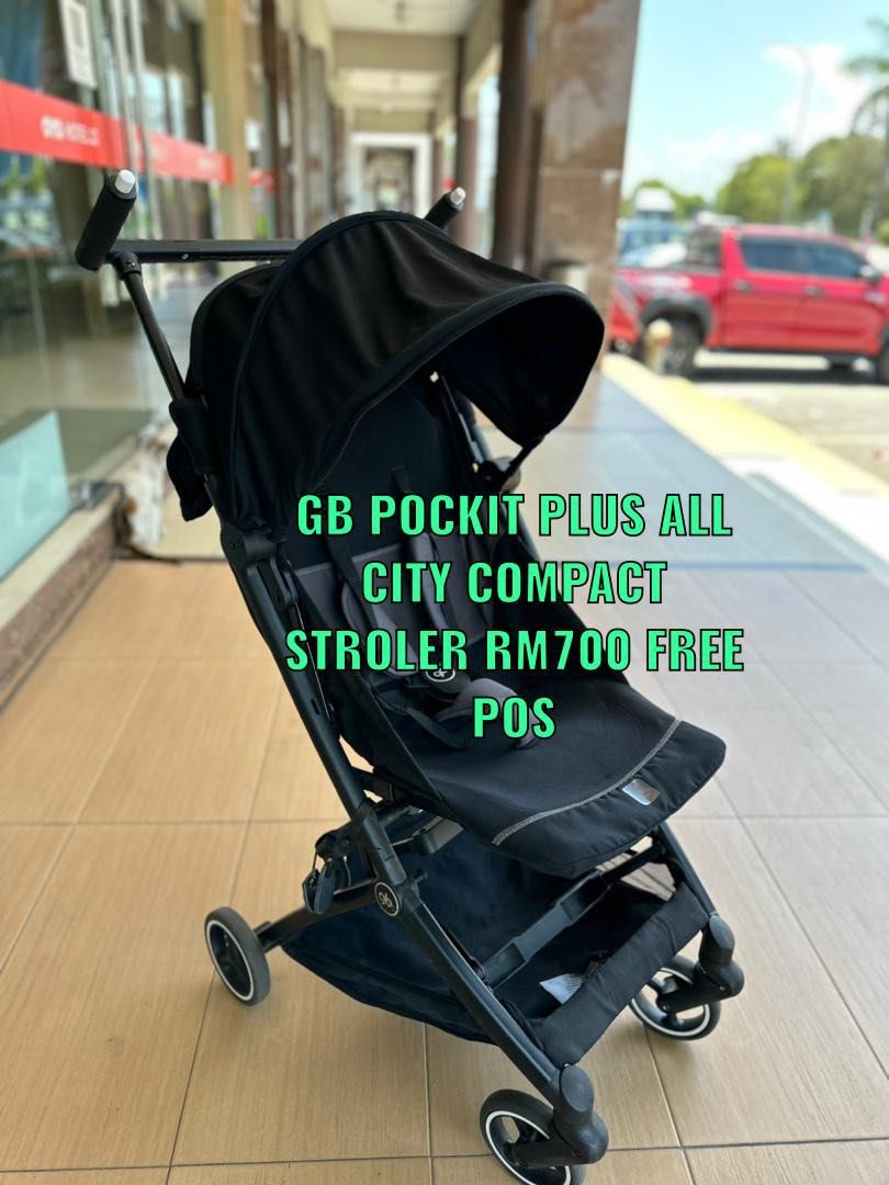 GB Pockit Plus All City Compact Stroller Babies Kids Going Out