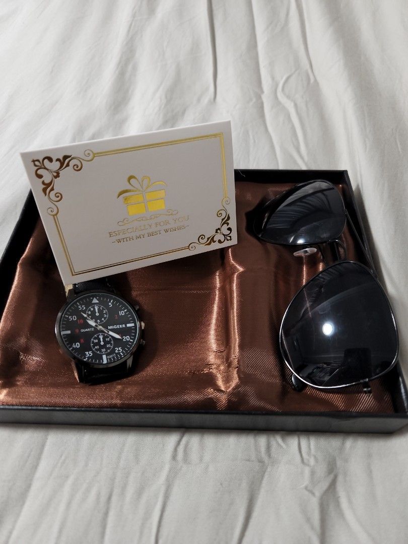 Watch and online sunglasses gift set