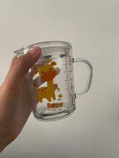 Giraffe Glass Cup for Toddler (400ml)