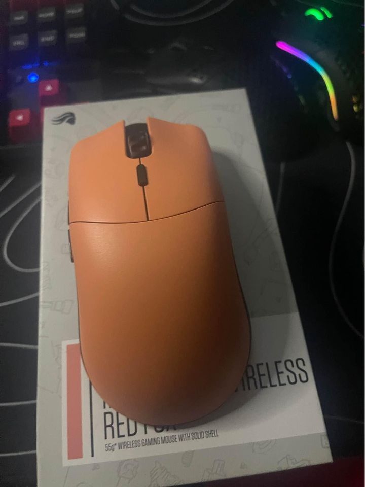 Glorious Model O Pro Wireless [Red Fox], Computers & Tech, Parts