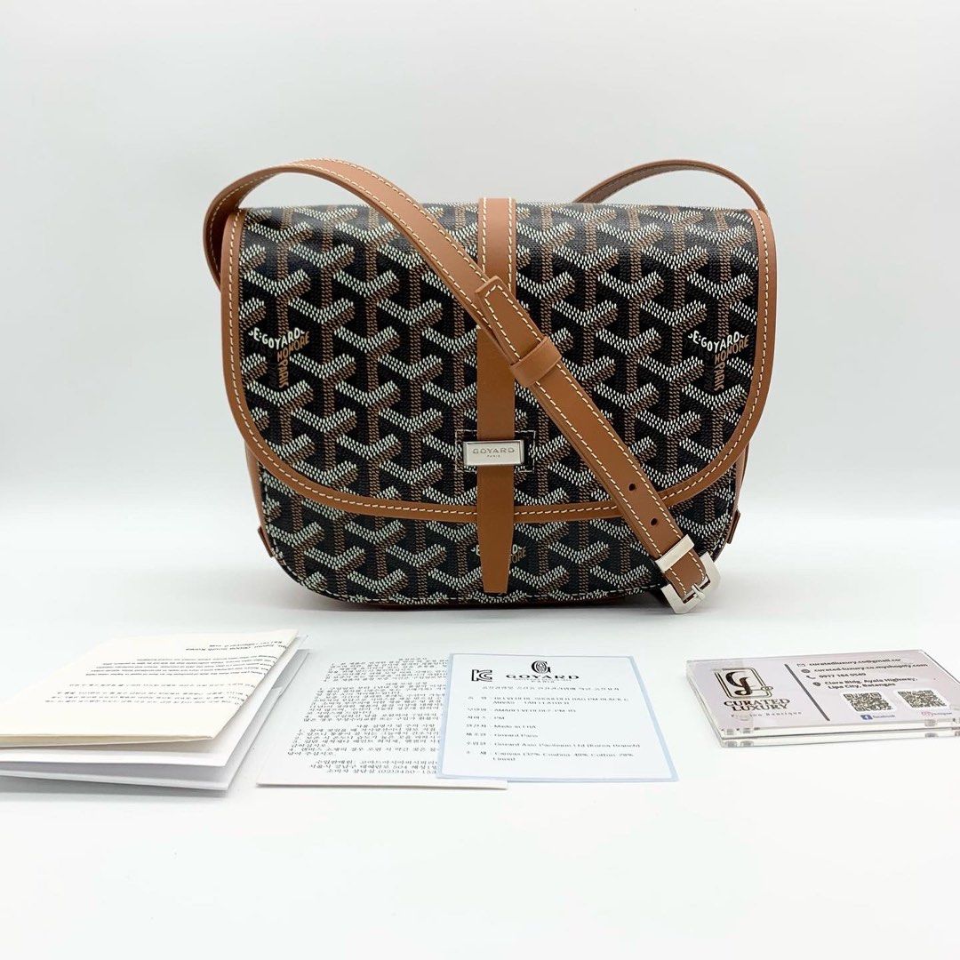 Goyard Goyardine Belvedere II PM Messenger Bag Black – Coco Approved Studio