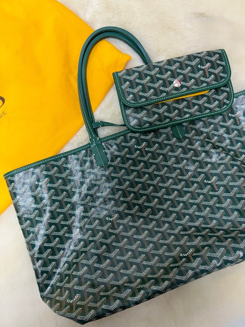 Goyard Saint Louis GM Tote Bag W 56cm H 32cm D 19cm Size Navy Color,  Luxury, Bags & Wallets on Carousell