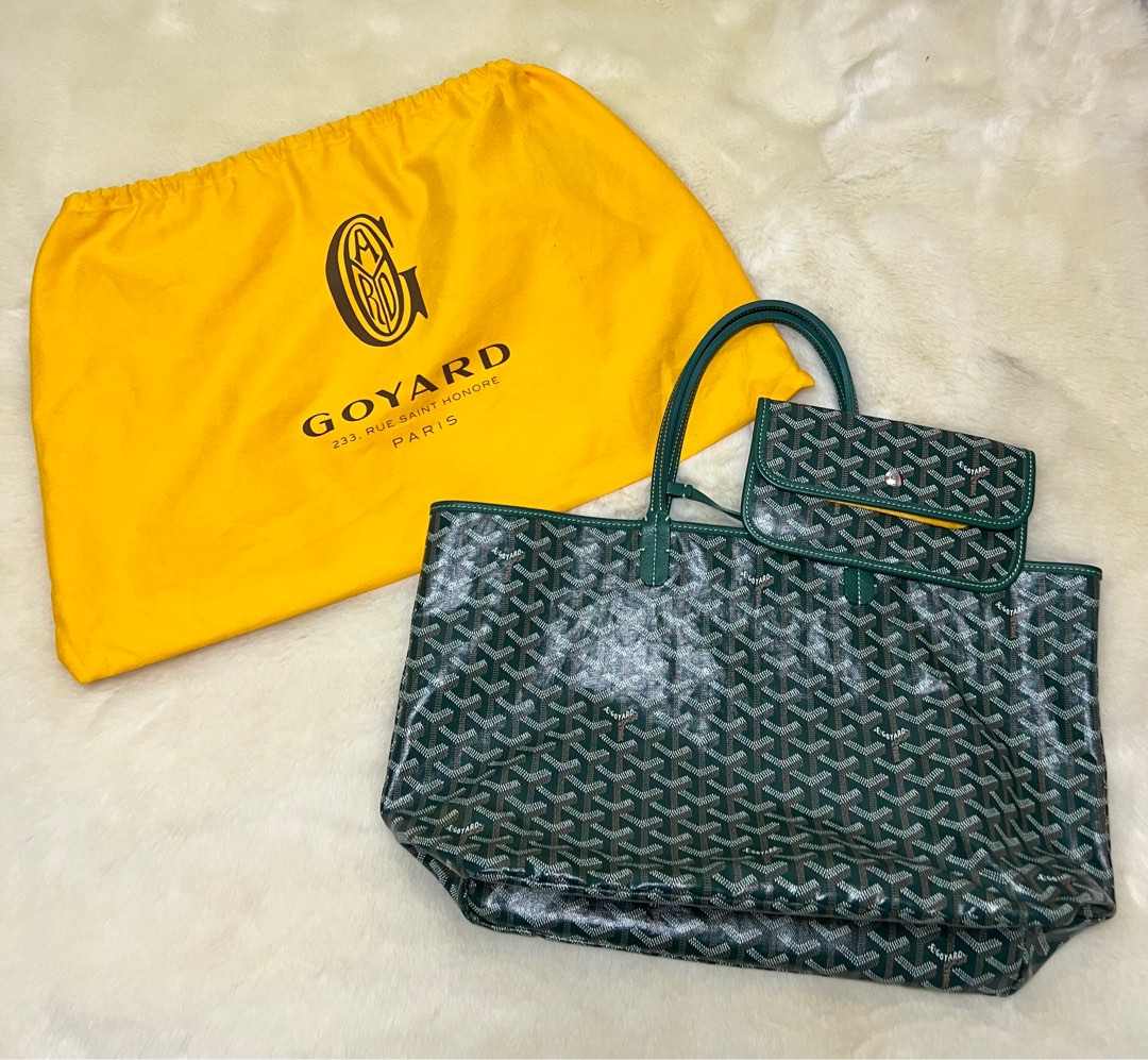 Goyard Saint Louis GM Tote Bag W 56cm H 32cm D 19cm Size Navy Color,  Luxury, Bags & Wallets on Carousell