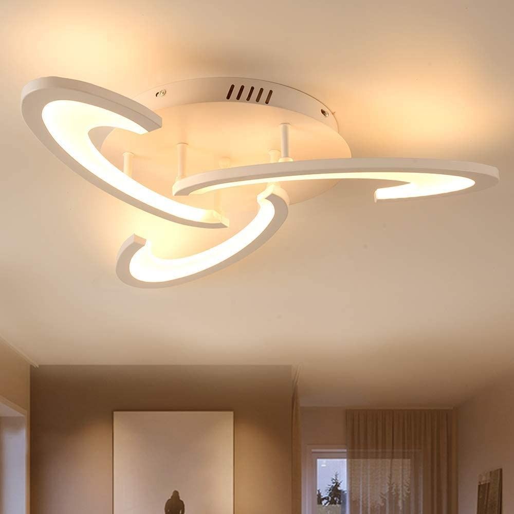 White sales modern chandelier