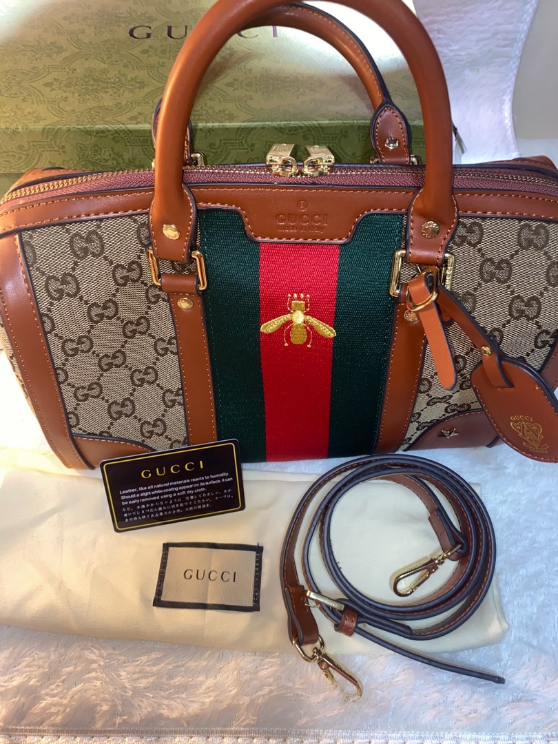 Gucci bee boston bag cheap