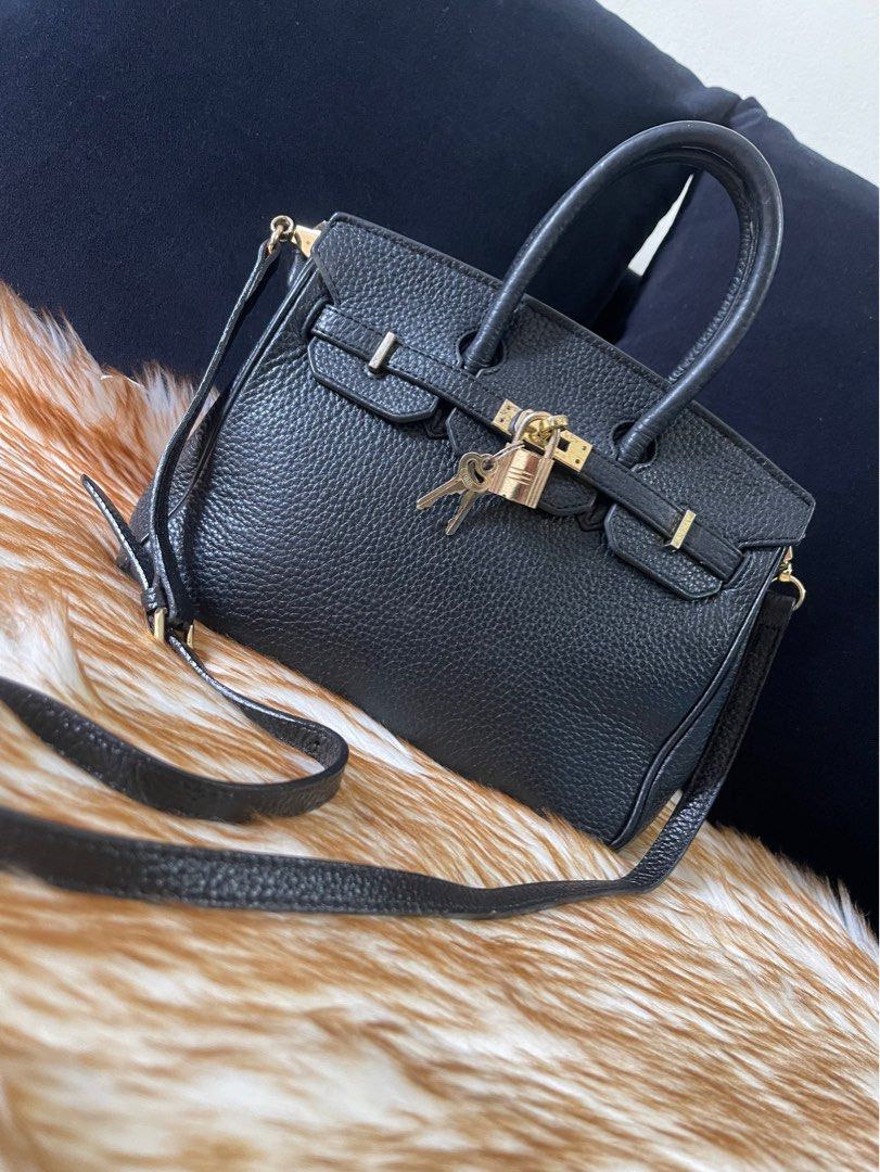 Hermes Birkin Calf Skin In Black, Women's Fashion, Bags & Wallets ...