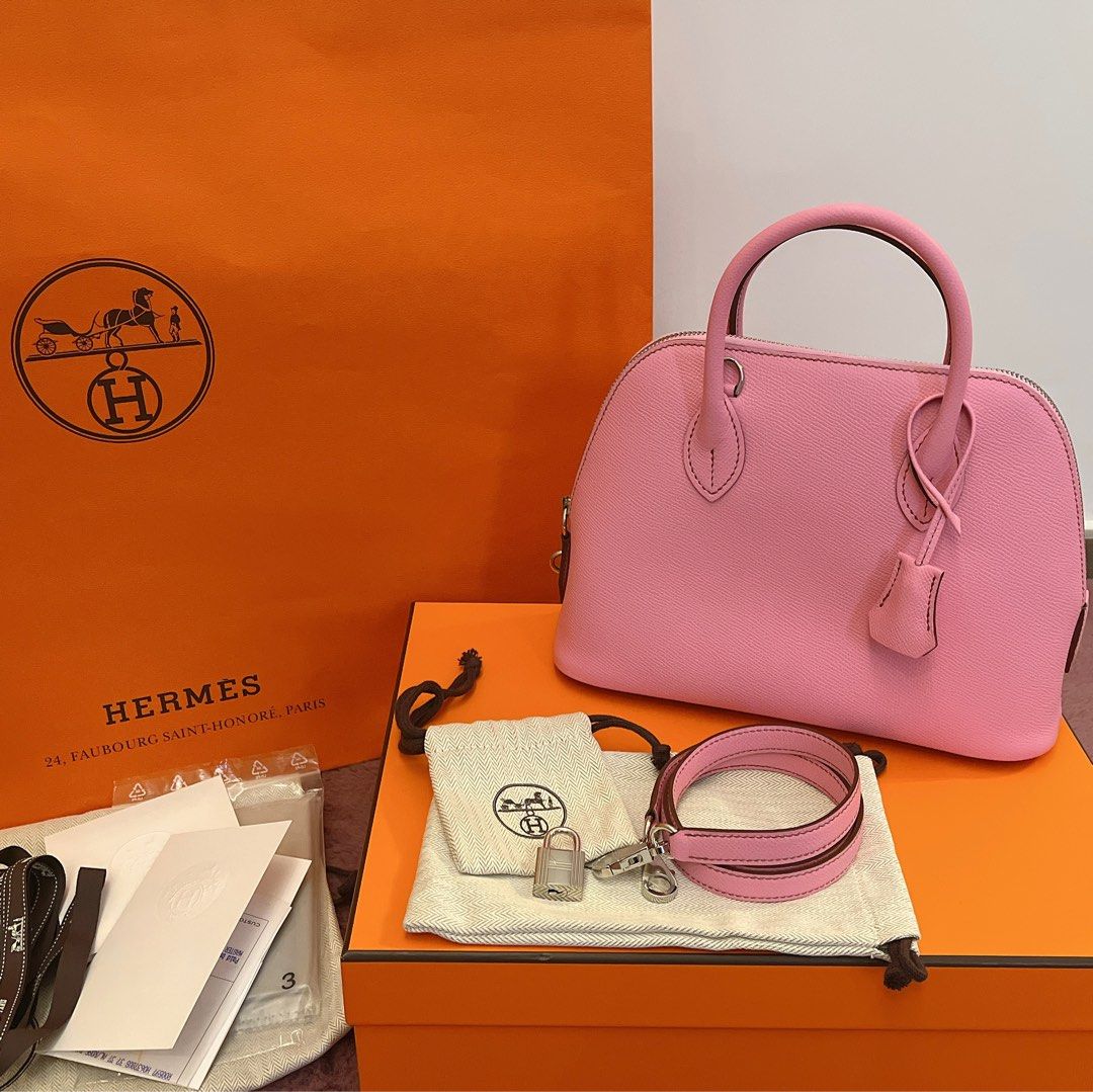 Hermes Epsom 1923 Bolide 25 5P Pink