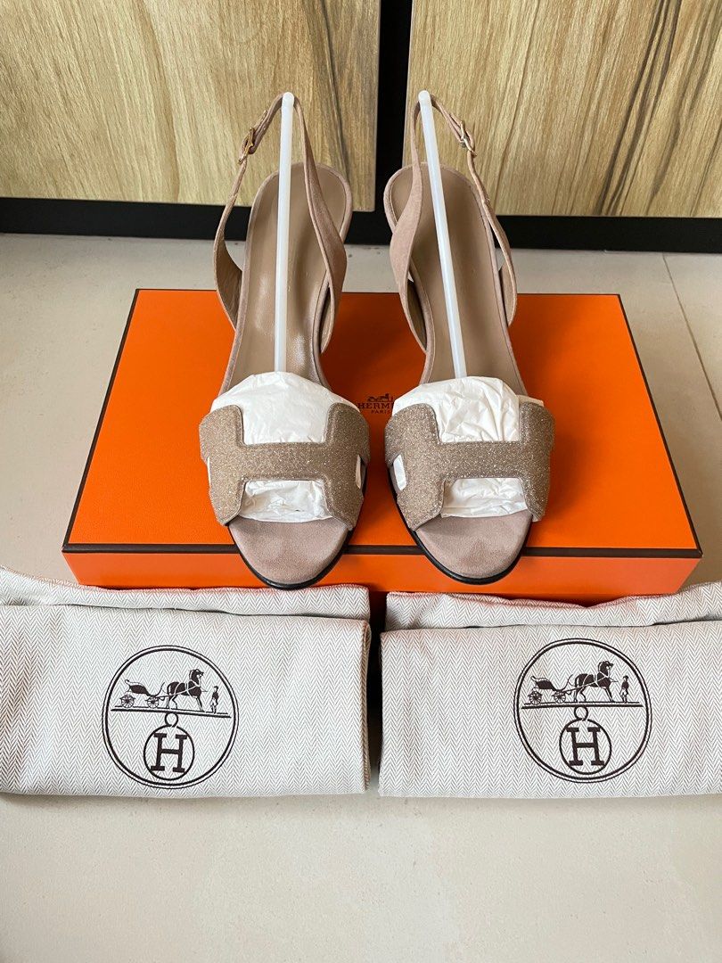 Hermes cheap oran heels