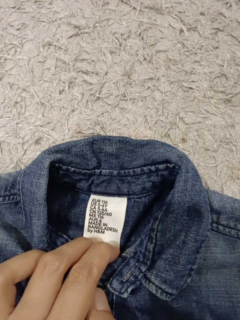 H and m hotsell kids denim jacket