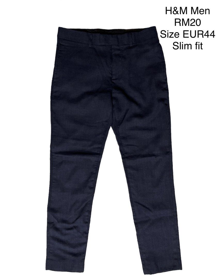 H M Men trousers Men s Fashion Bottoms Trousers on Carousell