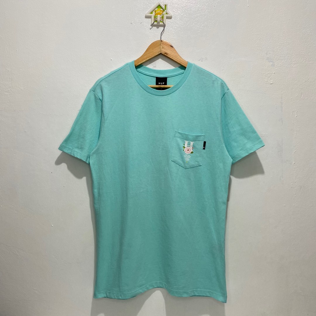 HUF Central Park Pocket Tee Men s Fashion Tops Sets Tshirts Polo Shirts on Carousell