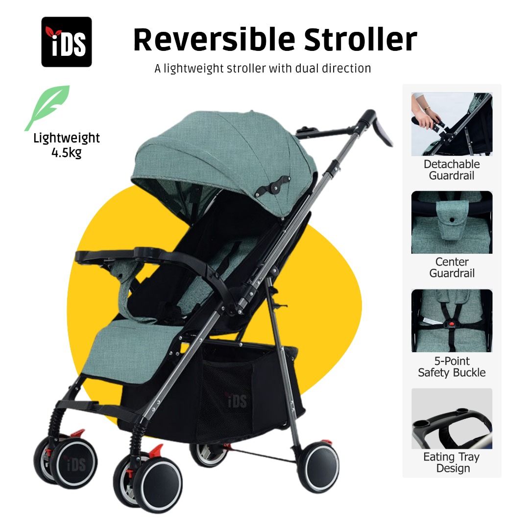 Reversible stroller lightweight hot sale