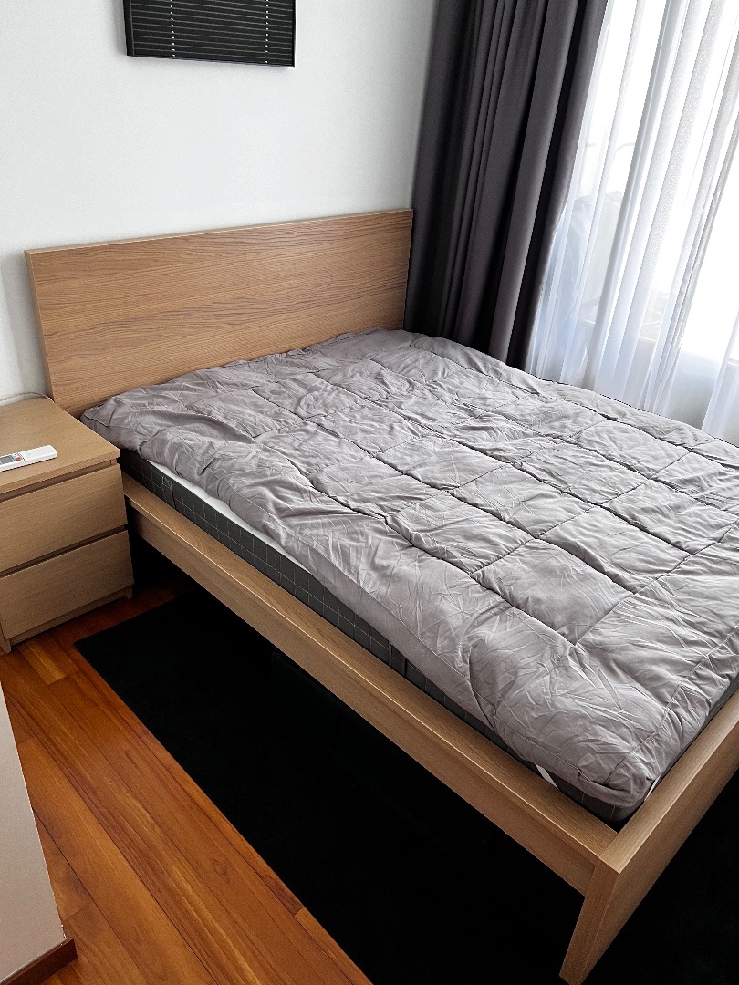 Malm oak bed top