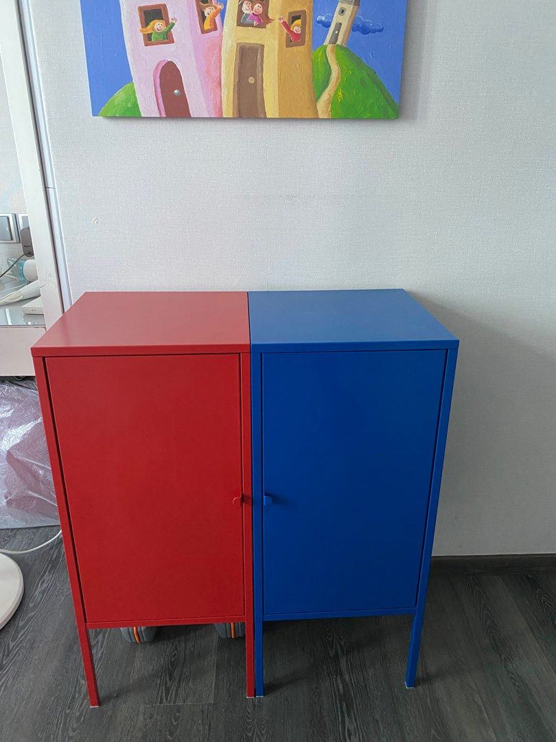 IKEA Metal Storage (2 piece), Furniture & Home Living