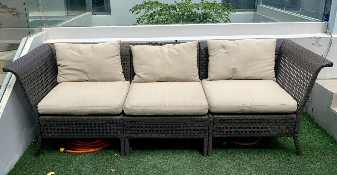 IKEA outdoor 3 seater Kungsholmen FREE with cushions
