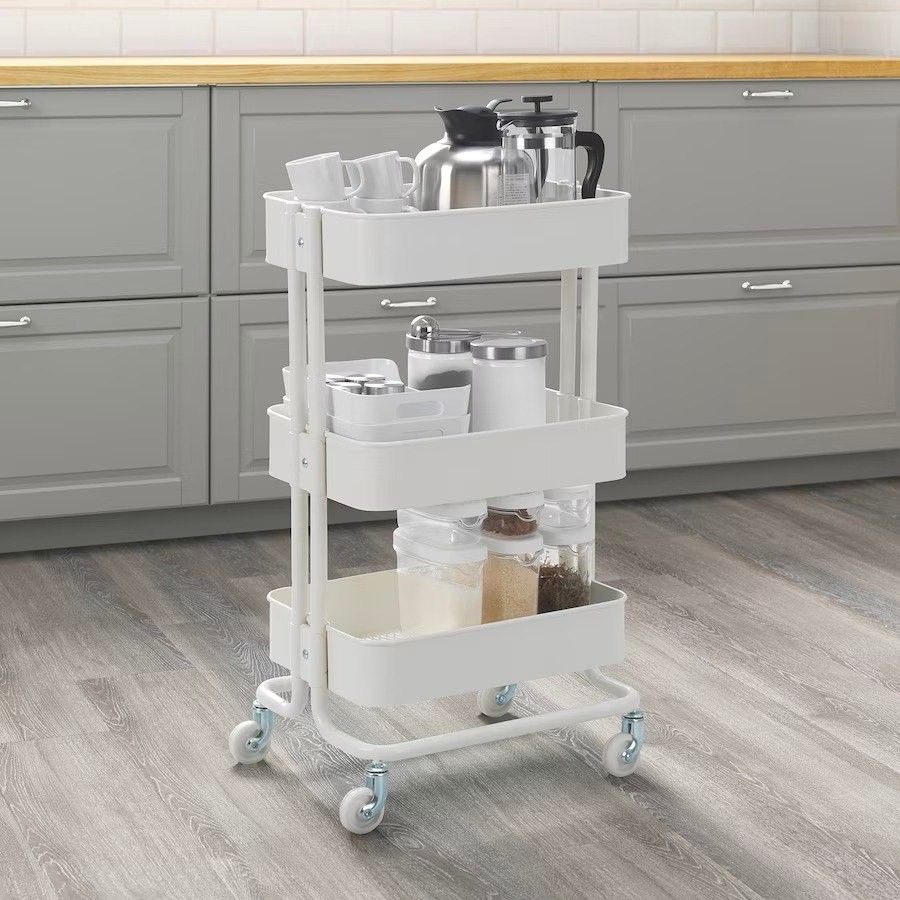 Ikea rolling shelf, Furniture & Home Living, Furniture, Shelves