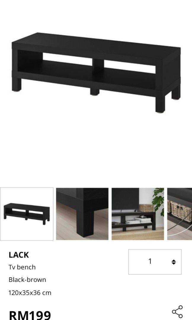 Ikea TV cabinet, Furniture & Home Living, Furniture, TV Consoles on ...