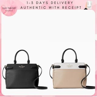 Kate Spade WKRU6951 Staci Medium Satchel Crossbody Bag Gazpacho