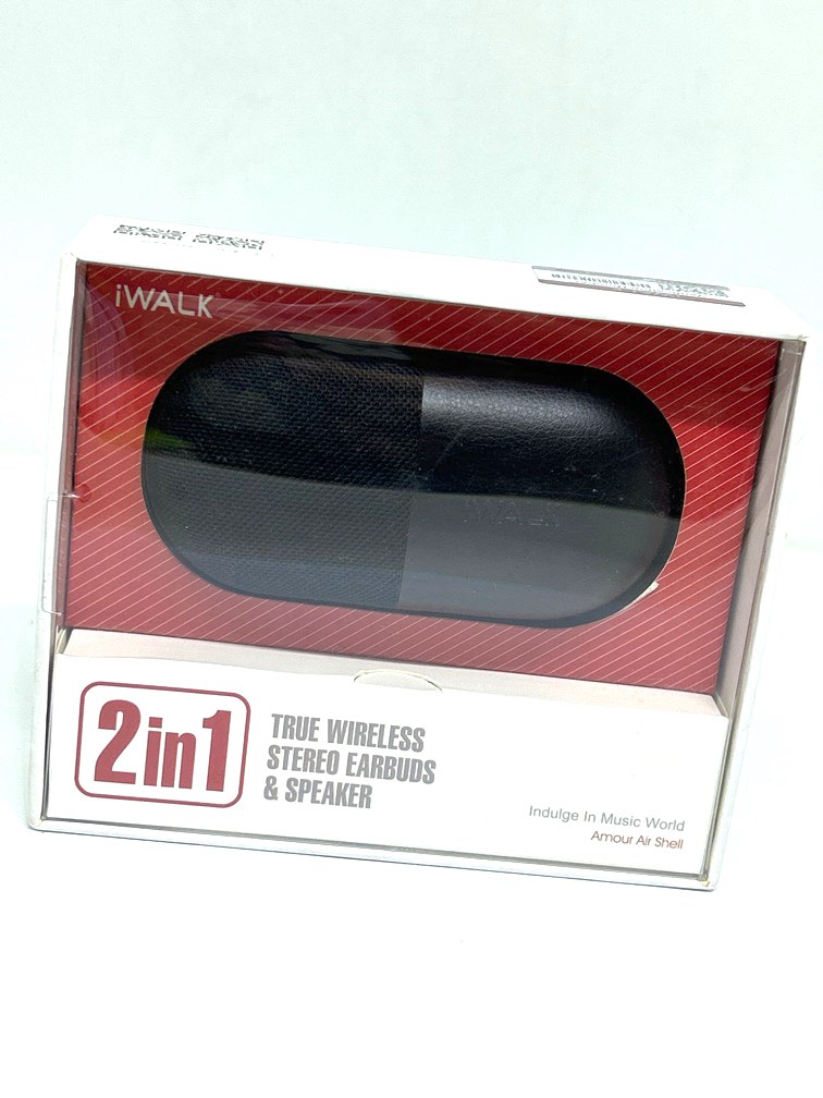 iWALK 2in1 True Wireless Stereo Earbuds Speaker Amour Air Shell