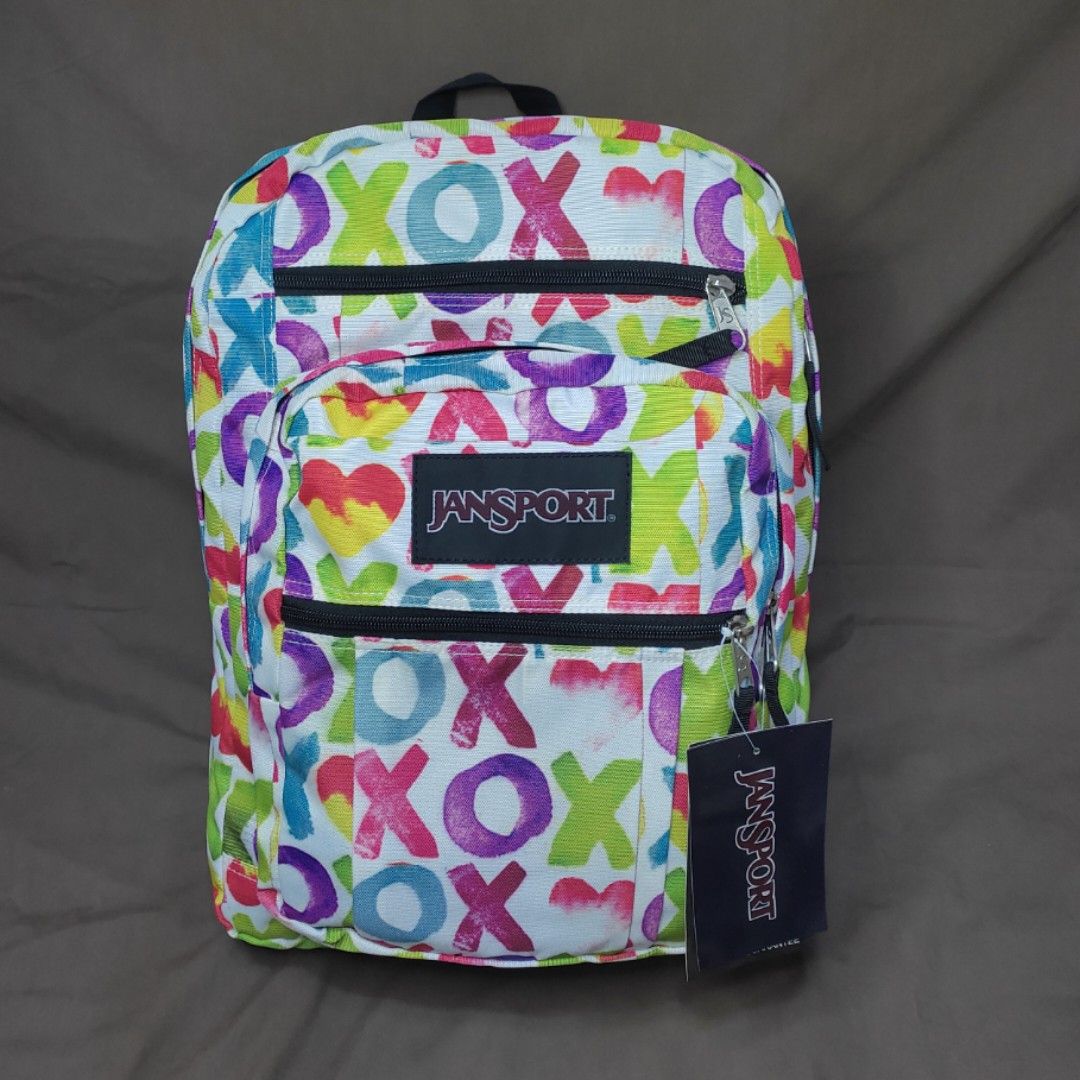 Jansport Big Student Backpack (XOXO) on Carousell
