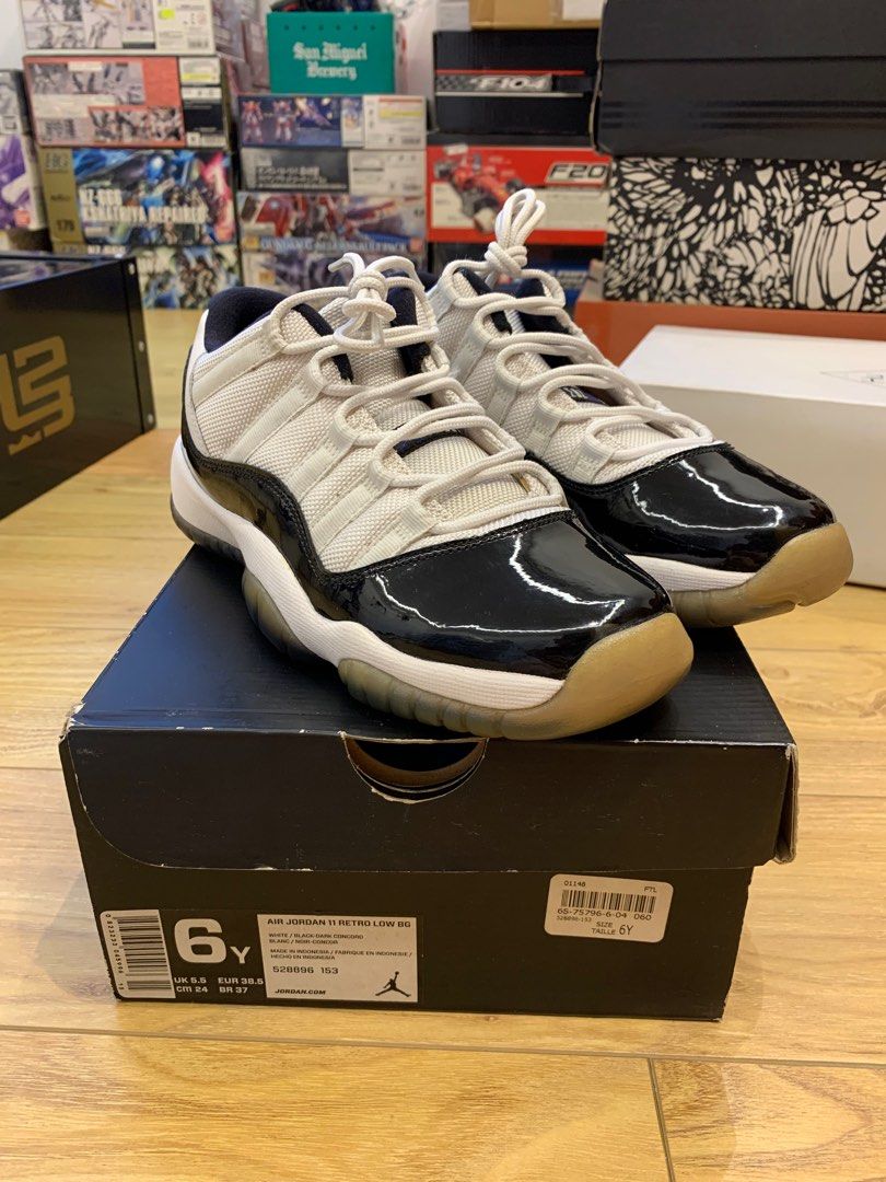 Jordan 11 Retro Low BG Concord Women s Fashion Footwear
