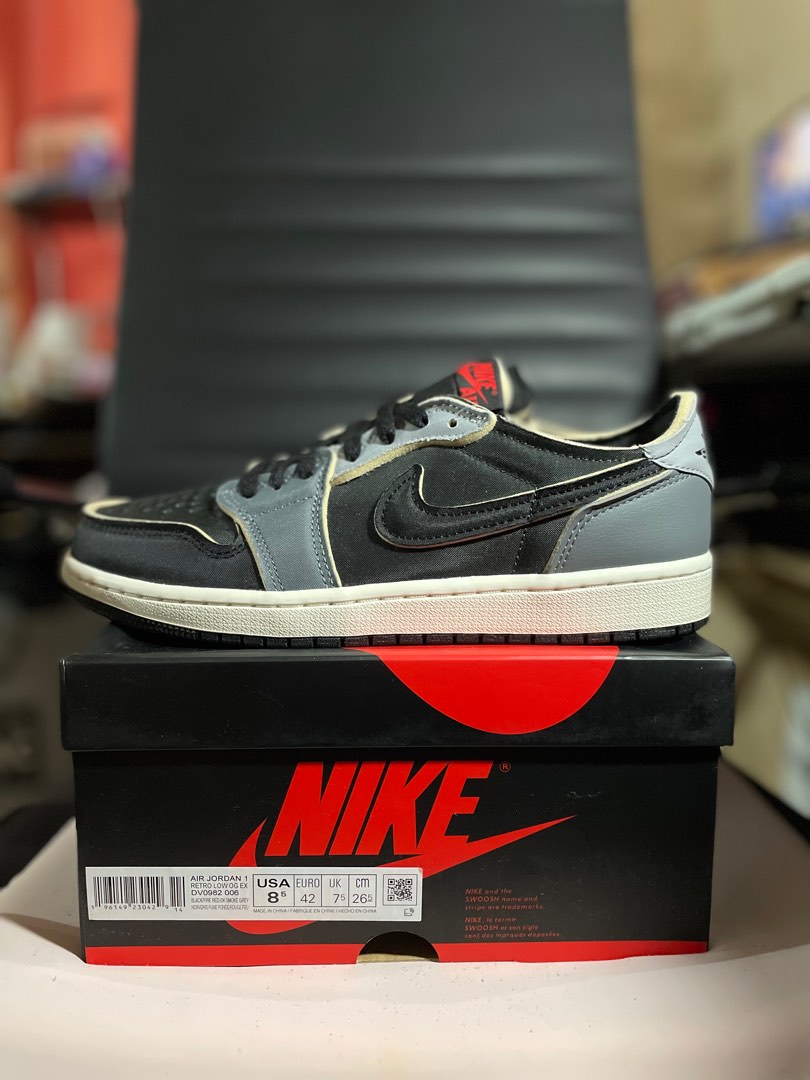 jordan1 low smoke grey